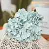 Dekorativa blommor 1st konstgjorda hortensia gren Silk Fake For Home Wedding Decor Autum Plastic Flower Party Room Decoratio