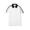 Herren Polos Hombre Italiano 2g Designer hochwertige Baumwolle Kurzarm Poloshirt männlich für Mann
