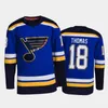 18 Robert Thomas Maillot Bleu Kevin Hayes Jake Voisins Alexey Toropchenko Kasperi Kapanen Brayden Schenn Kyrou Binnington Pavel Buchnevich Torey Krug Maillots