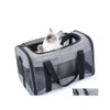 Dog Carrier For Cats Dogs High Quality Oxford Grey Colors Collapsible Small Puppies Pab11624 Drop Delivery Home Garden Supplies Otimp