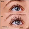 Mascara Essence Lash Princess False Effect New Makeup Black Waterproof 4D Silk Fiber Eyelash Mascaras Drop Delivery Health Beauty 3517655