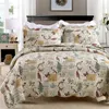 Zestawy pościeli pikowana kołdra 3pcs bawełniana wysokiej jakości pikowanie patchwork bedspread trakt