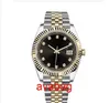 Armbandsur lyxklocka 41mm datejust man mekanisk automatisk designer klockor rostfritt stål företag mode mästare president mens handledsur