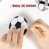 Keychains 80st Tassels Keychain Rings Set Soccer Party Favor for Carnival