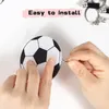 Keychains 80pcs Pildels Anneaux de travarement Set Soccer Party Favor for Carnival