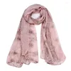 Schals YRRETY Chiffon Schal Frauen Blau Weiß Slik Weibliche Designer Marke Damen Schal Foulard Femme Schals Frühling Sommer