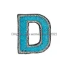 Sewing Notions Tools Az Embroidered Letters Alphabet Iron Ones For Clothing Bags Jacket Diy Name Applique Accessories Drop Deliver Dhajl