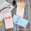 Alla hjärtans dag pop -up gratulationskort Bow Knot 3D ihålig blommor butik Moderlärare presentkort