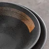 Miski fantazyjne japońskie stoare ramen miska ceramiczna wysoka stopowa zupa zupa owocowa sałatka