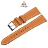 Titta p￥ Bands italienska palmm￶nster L￤der Watchband 18 19 20mm Epsom och herrband Retro