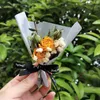 Decorative Flowers Vintage Natural Mini Dried Flower Rose Small Bouquet High-end Creative Gift Box Decoration Holiday Valentine's Day
