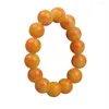 Bangle Fashion Simple Female Paint Glass Imitation Agate Bead Stone Bracelet