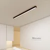 Plafondlampen binnen LED -lamp met bewegingssensor Minimalistische lange strip slaapkamer eetkamer achtergrond muur