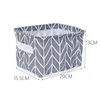 Storage Boxes Folding Linen Desktop Box Waterproof Toy Sundries Basket Cosmetic Underwear Organizer Office Stationery