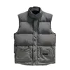 ABD Kanadan Style Style Free Moda Erkek Kadınlar Sıcak Kış Sıcak Kış Ceket Lüks Bodywarmer Modu Hiver Manteau Gilet Evinin Veste Erkek Ceketleri Siyah Etiket Renkleri