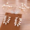 Headpieces Bridal Pearl Crown Princess Verjaardagset trouwjurk accessoires Hoofdkleding feest