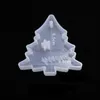 Julekorationer 3D h￤rlig Sile Mold Diy Pendant Key Chain Making Mod Xmas Tree Snowflake Candles Gift Rrd11798 Drop Delivery H Otqix