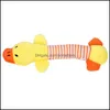 Zabawki dla psów żucie śliczne zabawkowe szczeniaki Puppy Plush Teether Sound Chew Squeaker Squeaky Pig Elephant Duck Lovely Drop dostawa do domu homefavor dhu2b