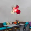 Hanglampen postmoderne creatieve persoonlijkheid kleur kroonluchter el club café Noordse restaurantlamp kinderkamer slaapkamer