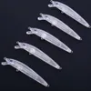 100pcs minnow leer hart unbemalte Fischerköder Crankbait Wobbler Köder 9 8cm 6g225o7728057