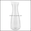 Bouteilles d'eau 600/1000/1600 ml couvercles de bouteilles acryliques réutilisables huile lait café thé cruche tasse en plastique poudre secouer goutte livraison maison Garde Otehg