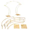 Party Decoration 10st Style Flower Rack Gold Arch Stand Road Lead Wedding Centerpiece For Event