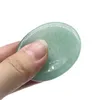 Natural Crystal Moss Agate Gemstone Worry Stone Colorful Massage Healing Energy Worry Stones For Thump