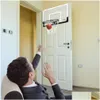 Dart Kids Mini Basket Ball Board Toy Set Children Hanging Basketball Hoop Indoor Door Wall Mounted S Sport Trainer Boy Gift 221014 DHRL9