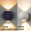 Duvar lambası Modern Sconce Aydınlatma Armatürleri 2 Kafa Top şekli Led Mat Işık sundurma bodrum