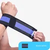 Polsteun 1 stks gewichtheffen wrap brace elastisch verband verstelbaar ademende hand sport polsband gym