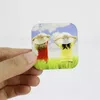 Benutzerdefinierte Sublimation Kühlschrank Aufkleber Magnet Gummi 3D 2D Soft Print Papier Kühlschrank Magnet Blank B225