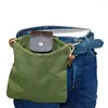 Sacs de rangement sac Bushcraft de haute qualité grande ouverture en tissu Oxford doux pochette de ceinture résistante à l'usure pratique pour le Camping