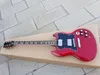 SG Guitarra Electric Red Angus Young Dark Wine Red Signature Truss Barner Cubierta