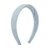 Soild Color Headband Vintage Head Bands Soft Sponge Hairband Handmade Cream Waffle Women Hair Hoop Copricapo Accessori per capelli