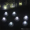 1000 Pz/lotto Forma Rotonda RGB Mini Led Lampeggiante Lampade a Sfera Palloncino Bianco Luci per la Festa di Natale Decorazione di Cerimonia Nuziale LZ0844