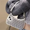 Casi caldi Cassa del telefono della borsa della borsa del reticolo del diamante alla moda coreana 3D per iPhone 14 13 12 Pro Max 11 Borsa sotto le ascelle di lusso Custodia morbida antiurto