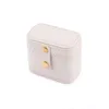 Caixa de anel Pequeno organizador de j￳ias de viagens mini j￳ias capa de j￳ias