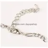 Enkelbanden Europese en Amerikaanse Buitenlandse Handel Sieraden Mode Eenvoudige Veelzijdige Metalen Ketting Dames Enkelbandje 522 T2 Drop Delivery Dhgw1