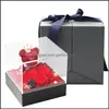 Декоративные цветы венки День матери Медведь Цветочная Роза Eternelle Jewelry Box Serving