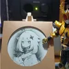 Keychains Genshin Impact Cute Estimado amigo Paimon's Ortrait Creat Creative Desktop Ornaments/Ceramic Coasters con estofado de bracketwok