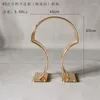 Party Decoration 4/6/10PCS Gold Arch Stand Road Lead Wedding Table Centerpiece Flower Rack For Event