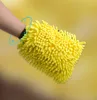 Car Washer Wash Microfiber Chenille Gloves Waterproof Thick Cleaning MiWax Detailing Brush Auto Care Double-faced Glove Sponge