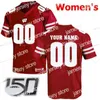 كلية كرة القدم الأمريكية ارتداء NIK1 خياطة مخصصة 81 Troy Fumagalli 84 Jake Ferguson 87 Quintez Cephus 99 JJ Watt Wisconsin Badgers College Men Women Youth Jersey