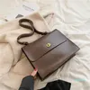 Bolsas de noche Hifashion A4 Trabajo Hombro grande para mujeres Diseñador de moda de invierno Gran capacidad Maletín femenino Flap Ladies Bolsos