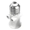 Lamp Holders E27 EU Holder Light Socket Replacement Part Home Safe AC100V 240V 4A Screw Conversion Easy Install LED Bulb Adapter Base