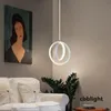 Nieuw ontwerp Modern hanglamp Minimalistisch zwart wit frame LED Hanglamp voor woonkamer slaapkamer eetkamer decoratie kroonluchter lrg019