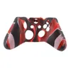 Coupes en silicone Couvercle de boîtier en caoutchouc de camouflage souple Soft pour les couvercles de poignée de contrôleur mince Xbox One