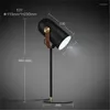 Table Lamps European Minimalist Modern Lamp Bedroom Living Room Study Bedside Rotatable Wrought Iron E27