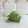 Fabricants en gros 20 cm ricky pluie grenouille grande grenouille verte jouets en peluche dessin animé film télévision poupées pour cadeaux pour enfants