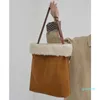 Evening Bags Underarm Bag Autumn And Winter Lamb Hair Bucket Vintage Texture Frosted Cow Leather One Shoulder Women's Wrap